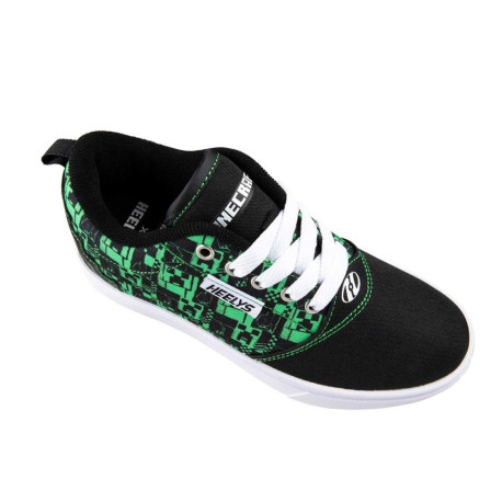 Shoes with wheels Heelys X Minecraft Pro 20 Prints MMC Black / Green 2024  -