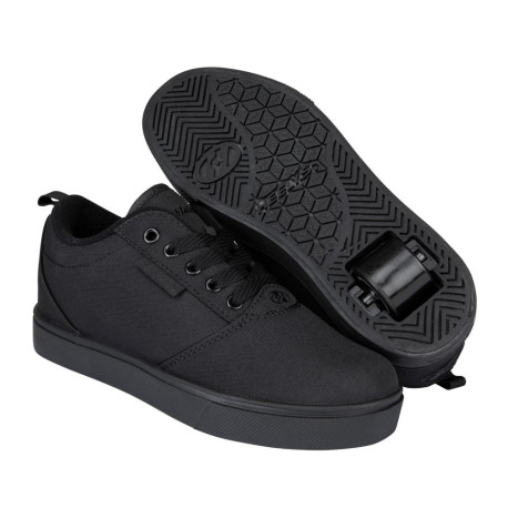 Chaussures à roulettes Heelys X Pro 20 Triple Black Canvas 2024 