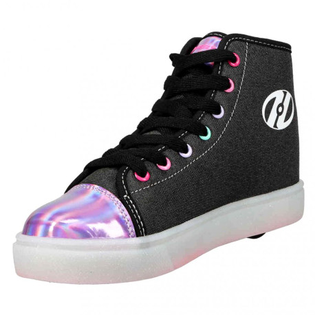 Chaussures à roulettes Heelys X Veloz Black / N.Pink / Rainbow 2024 