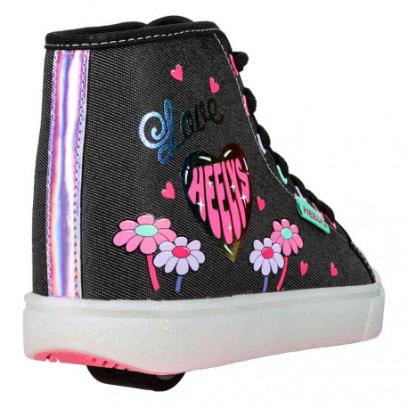 Chaussures à roulettes Heelys X Veloz Black / N.Pink / Rainbow 2024 