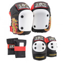 Protection Set 187 Killer Pads Jr. Six Caballero Black/ Red/ Gold 2023