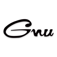 Gnu Gnu Script Diecut Sticker 2025 