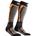 Monnet Backside - chaussettes de ski Grey Orange 2022
