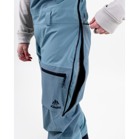 Ski Pant Jones W'S Mtn Surf Rec Bib 2026  - Pantalons de ski et snowboard avec bretelles (salopettes)