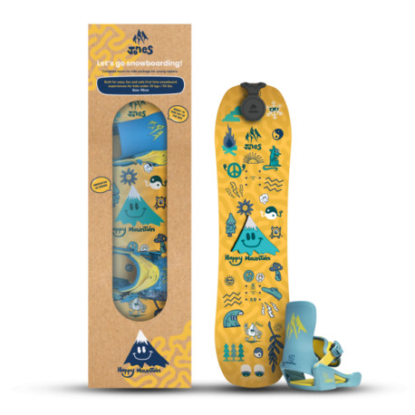 Snowboard Jones Kid's Happy Mountain Package 2026  - Snowboard Junior