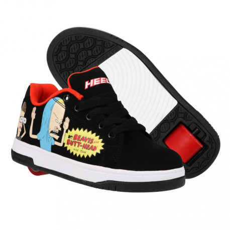Schuhe mit Rollen Heelys X Beavis and Butthead Split Black/Red 2022 - Heelys für Jungen