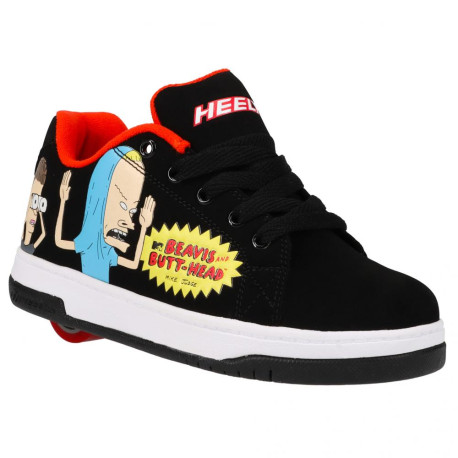 Schuhe mit Rollen Heelys X Beavis and Butthead Split Black/Red 2022 - Heelys für Jungen