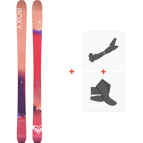 Ski Roxy Shima 90 2020 + Fixations ski de rando + Peaux 