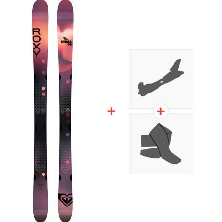 Ski Roxy Shima 90 2021 + Touren Skibindungen + Felle 