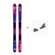 Ski Roxy Shima All Mountain Flat 2019 + FIxations de ski 