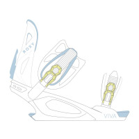 Fixation Snowboard Roxy Viva 2026 