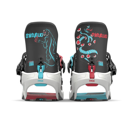 Snowboard Bindings Thirtytwo T32M Fase® X Pat Fava 2026  - Snowboard Bindings