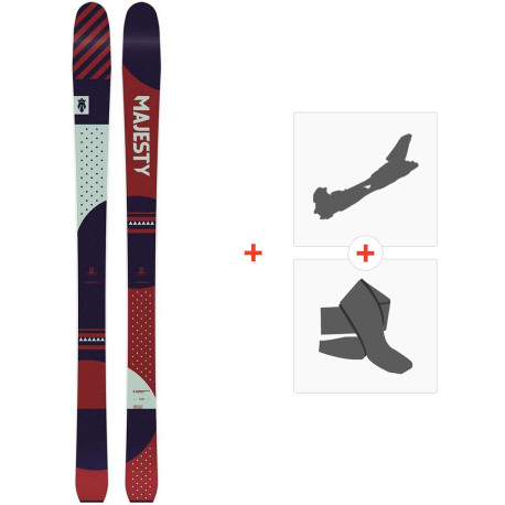 Ski Majesty Adventure GT W 2024 + Touring Ski Bindings + Climbing Skins  -