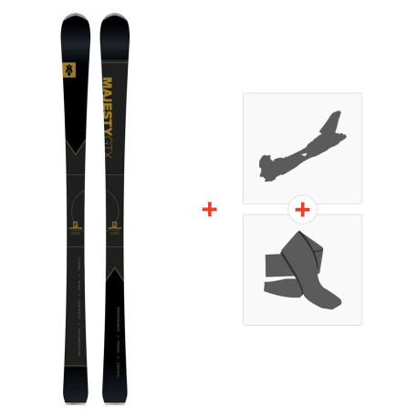 Ski Majesty GTX Black Ti 2023 + Touring Ski Bindings + Climbing Skins  -