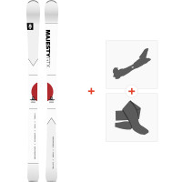 Ski Majesty GTX White Ti 2023 + Touring Ski Bindings + Climbing Skins  -