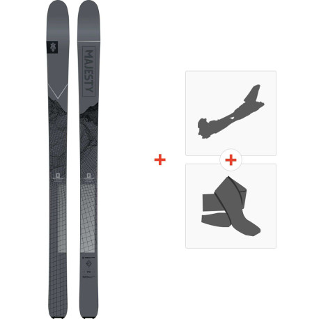 Ski Majesty Superscout Carbon 2024 + Fixations ski de rando + Peaux  -