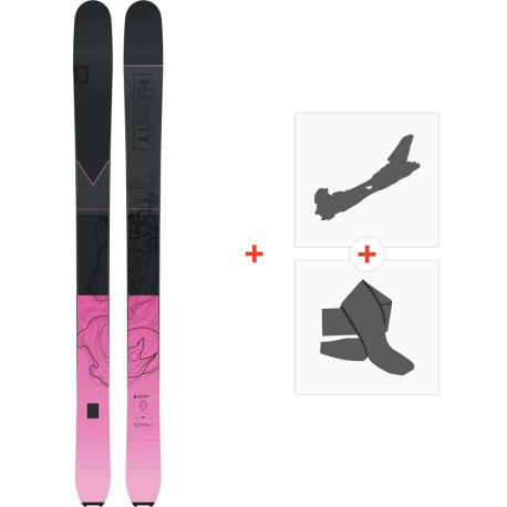 Ski Majesty Vadera Carbon 2024 + Fixations ski de rando + Peaux  -