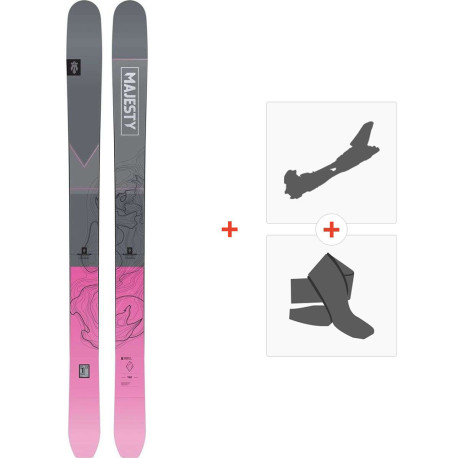 Ski Majesty Vadera Ti 2024 + Tourenbindungen + Felle
