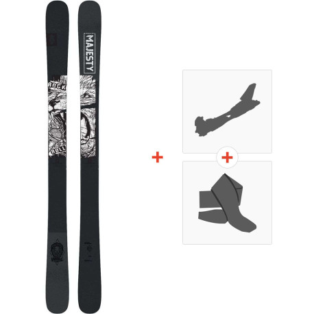 Ski Majesty Vandal 2024 + Fixations ski de rando + Peaux  -