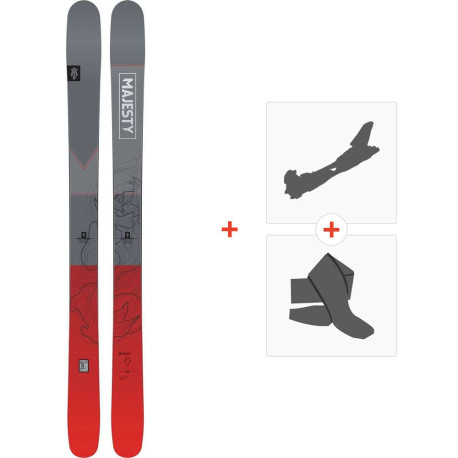 Ski Majesty Vanguard Ti 2024 + Fixations de ski randonnée + Peaux
