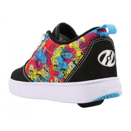 Chaussures à roulettes Heelys X Spongebob Pro 20 Prints Black/Multi 2022 - Heelys Garçons