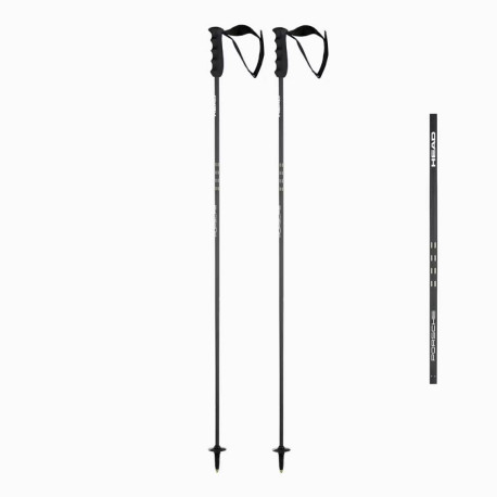 Bâtons de Ski Head Porsche Carbon black/white 2023