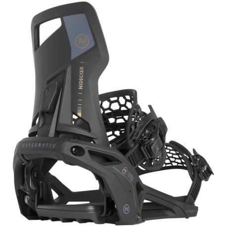 Snowboard Bindings Nidecker Supermatic 2025  - Snowboard Bindings Men ( Unisex )