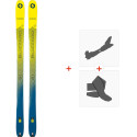 Ski Blizzard Zero G 085 2020 + Touring Ski Bindings + Climbing Skins 
