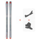 Ski Blizzard Zero G 085 Grey 2025 + Fixations ski de rando + Peaux 