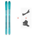 Ski Blizzard Zero G 095 W 2025 + Touring Ski Bindings + Climbing Skins 