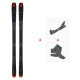 Ski Blizzard Zero G LT 080 2025 + Touring Ski Bindings + Climbing Skins 