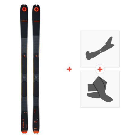 Ski Blizzard Zero G LT 080 2026 + Touring Ski Bindings + Climbing Skins  - Allround Touring