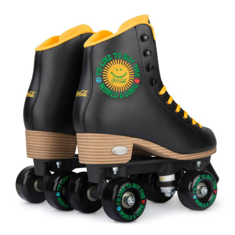 Roller quad Rookieskates Coca-Cola Sunshine Black 2022 - Roller Quad