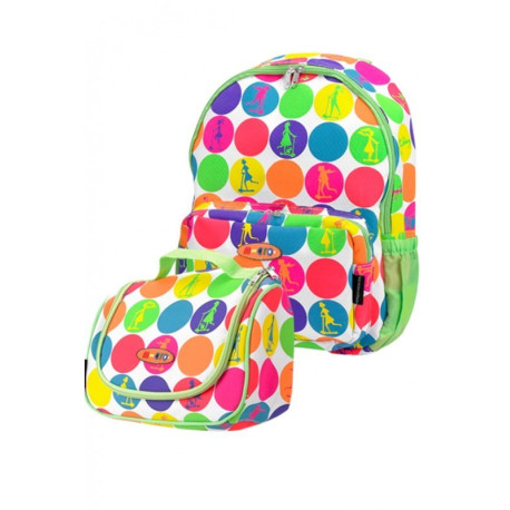 SCOOTER BAGS AND RUCKSACKS Micro Maxi Bag - Neon Dots 2022  -