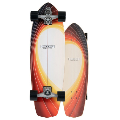 Surfskate Carver Glass Off 32\\" 2025 - Complete  - Komplette Surfskates