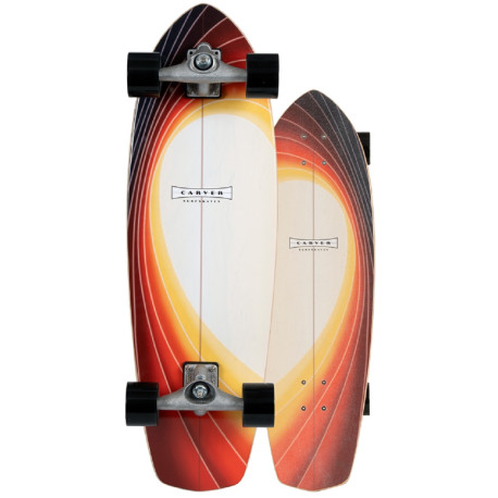 Surfskate Carver Glass Off 32\\" 2025 - Complete  - Komplette Surfskates