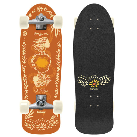 Surfskate Carver Grlswirl Val Laforge Sunflower 31\\" 2026 - Complete  - Complete Surfskates