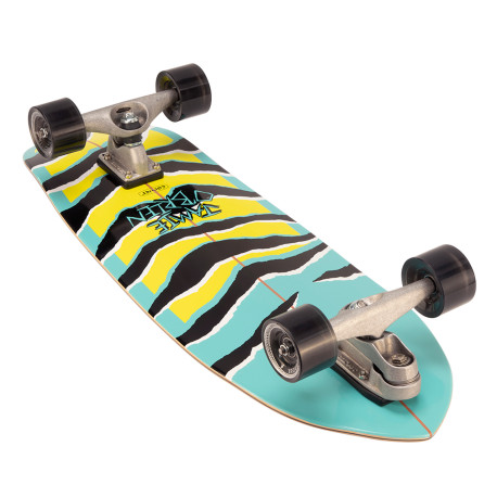 Surfskate Carver Job Aqua Tiger 31\\" 2024 - Complete  - Komplette Surfskates