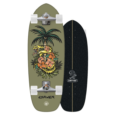 Surfskate Carver Snake Bite 27\\" 2024 - Complete  - Komplette Surfskates
