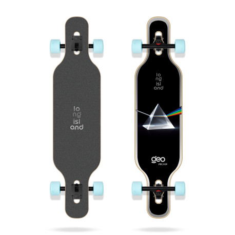 Longboard Complete Long Island Geo v2 40\\" Flex 1 Fiberflex 2022  - Longboard Komplett