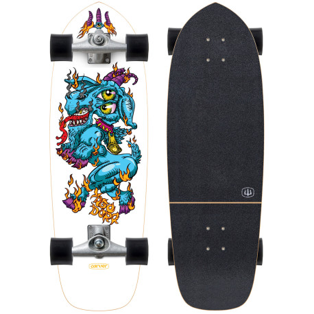 Surfskate Carver Yago Fire Goat 30.75\\" 2026 - Complete  - Komplette Surfskates