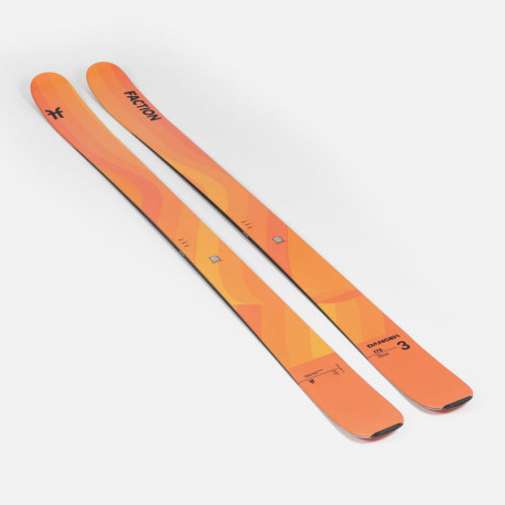 Ski Faction Dancer 3 orange 2026  - Ski sans fixations Homme