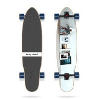 Longboard Complete Long Island Wall 38.85\\" Kicktail 2022  - Longboard Komplett