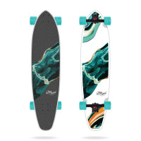 Longboard Complete Long Island Teal 37.85″ Kicktail 2022  - Longboard Komplett