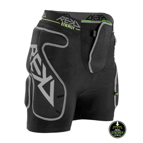 Protective Shorts Rekd Energy Impact Black 2026  - Shorts de protection