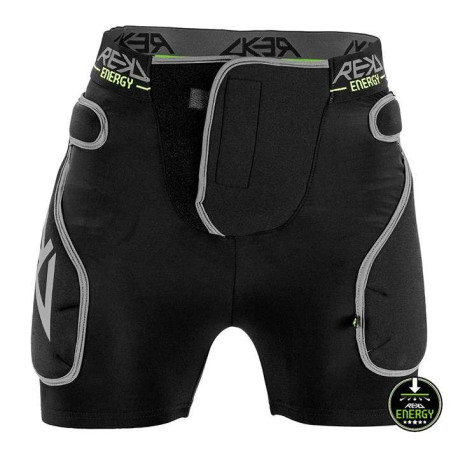 Protective Shorts Rekd Energy Impact Black 2026  - Shorts de protection