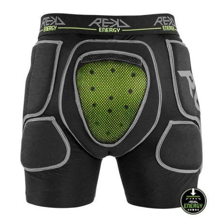 Protective Shorts Rekd Energy Impact Black 2026  - Shorts de protection