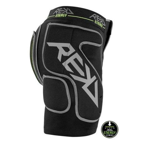 Protective Shorts Rekd Energy Impact Black 2026  - Shorts de protection