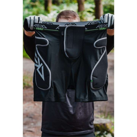 Protective Shorts Rekd Energy Impact Black 2026  - Shorts de protection