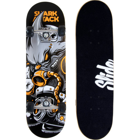 Slide | Skateboard | 28-Inch | Shark Attack 2022 - Skateboards Complètes